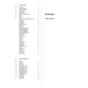 Pentangle : Concerto Grosso for Brass Quintet and Concert Band